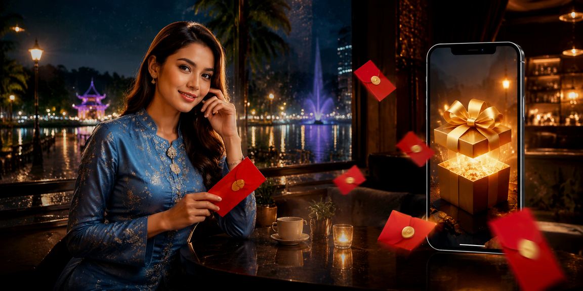 Promosi bonus eksklusif flix2day sempena perayaan di Malaysia dengan baju kurung