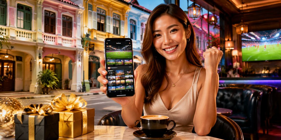 Pengguna di Pulau Pinang mengakses pertaruhan sukan flix2day melalui telefon pintar